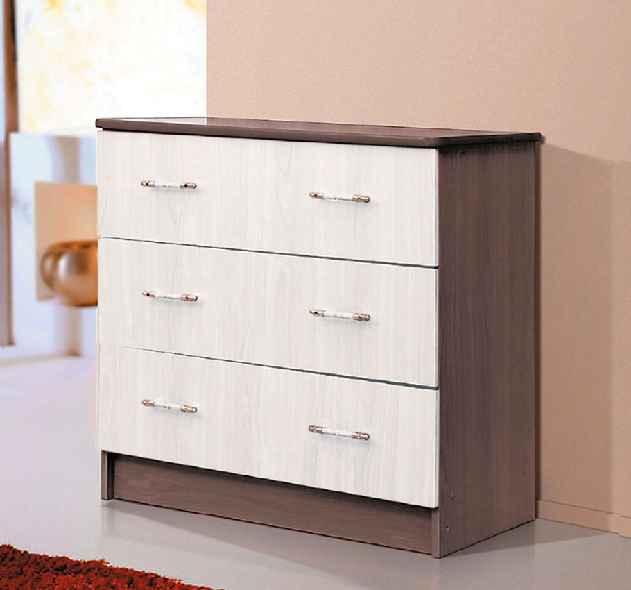 Комод ясень Анкор 3 ящика