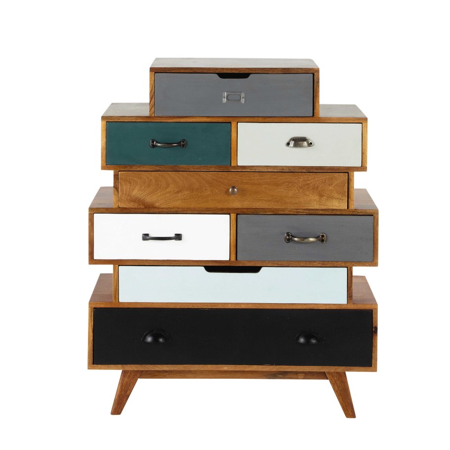 Комод разноцветный