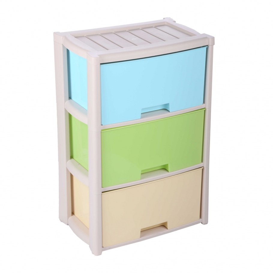 Комод альтернатива м7837 комод "колорит" цветной 3-х секцион.