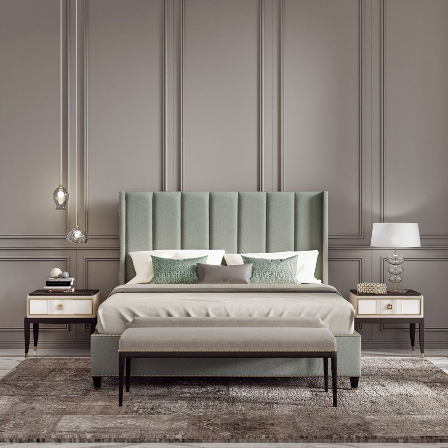 Кровать Риччи; коричневый