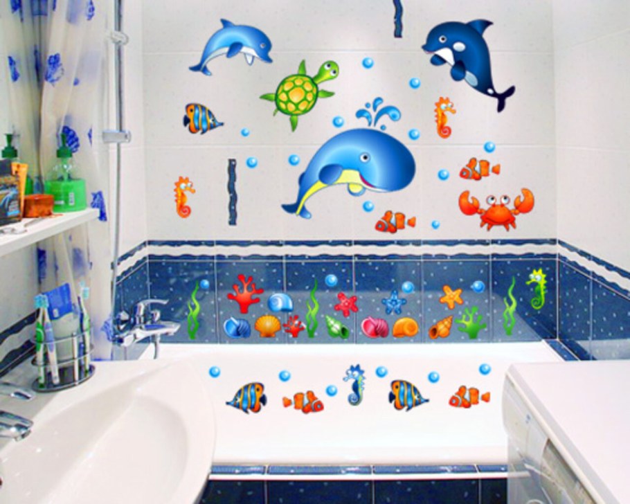 Украсить ванную комнату в детском саду