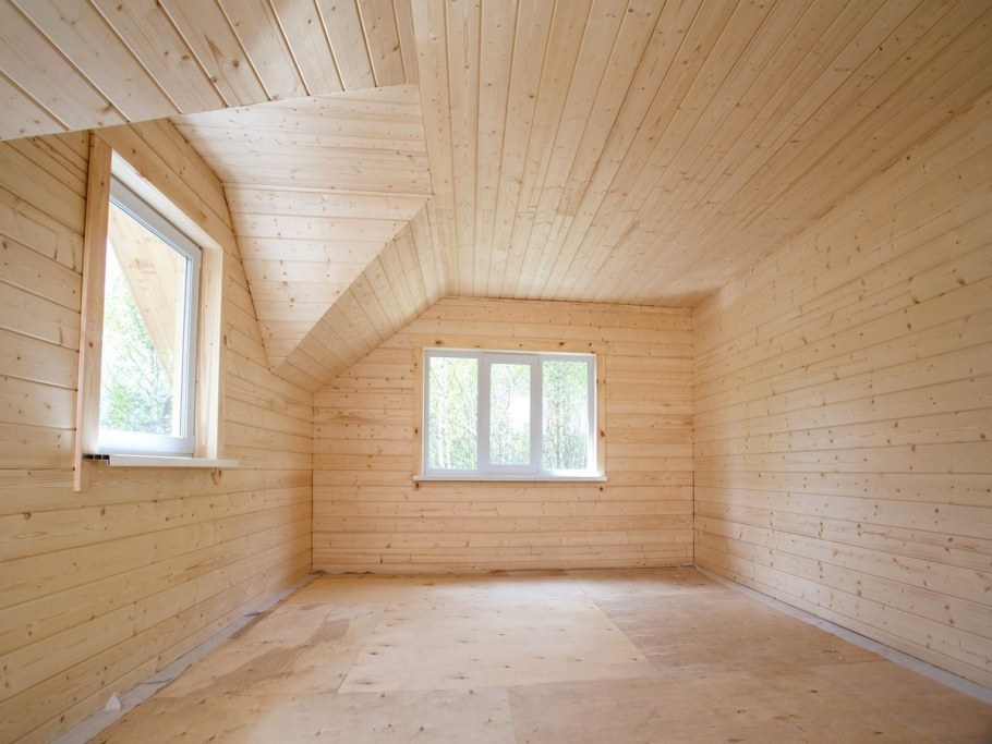 Имитация бруса 145 мансарда