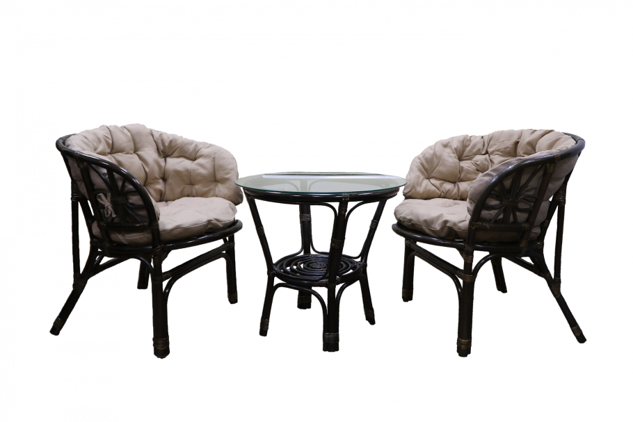 Комплект мебели Багамы мини арт.bts01-мт0002 коньячный, бежевый