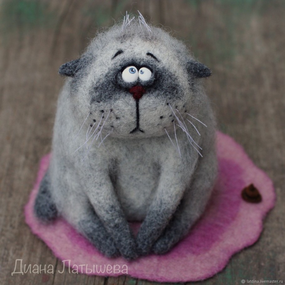 Диана Латышева игрушки из шерсти
