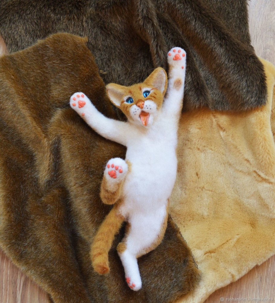 Игрушки из Войлока кот