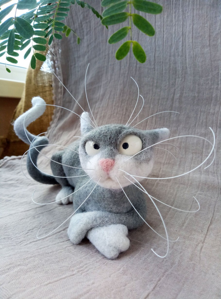 Кошки поделки из Войлока