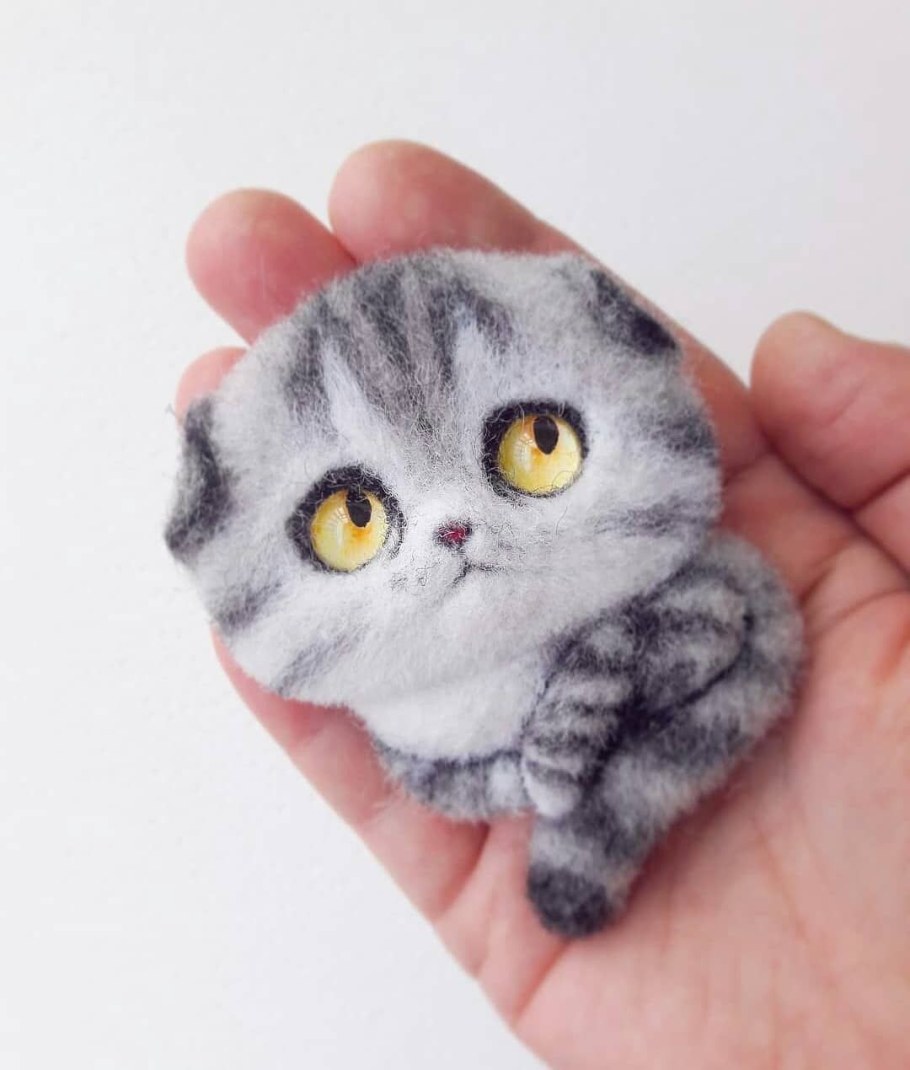 Фелтинг броши