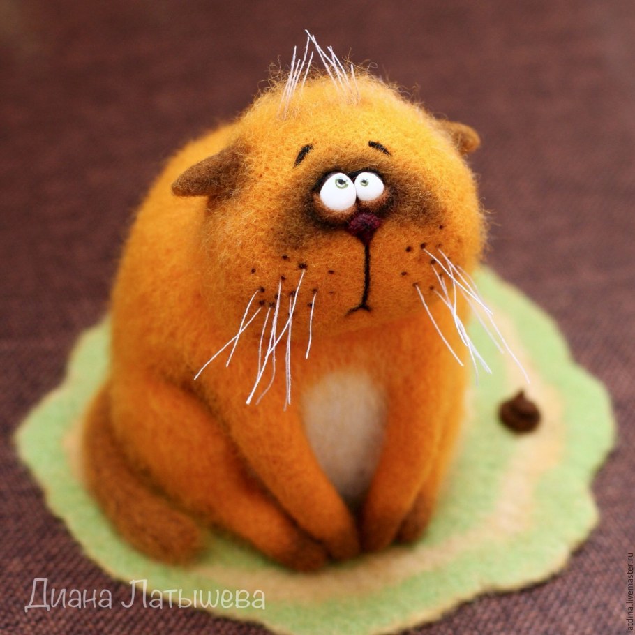 Войлочные игрушки Дианы Латышевой