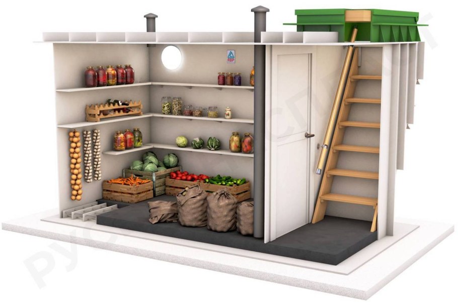 Пластиковый армированный погреб Витязь