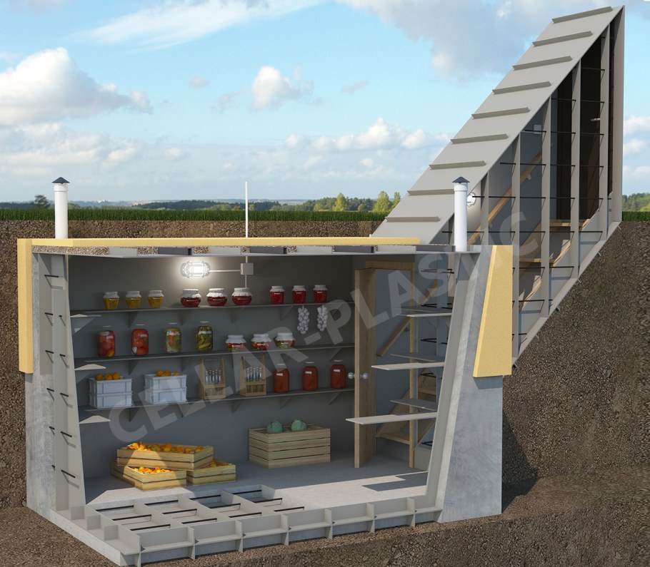 Погреб Мосполимерстрой "Русь-дача"