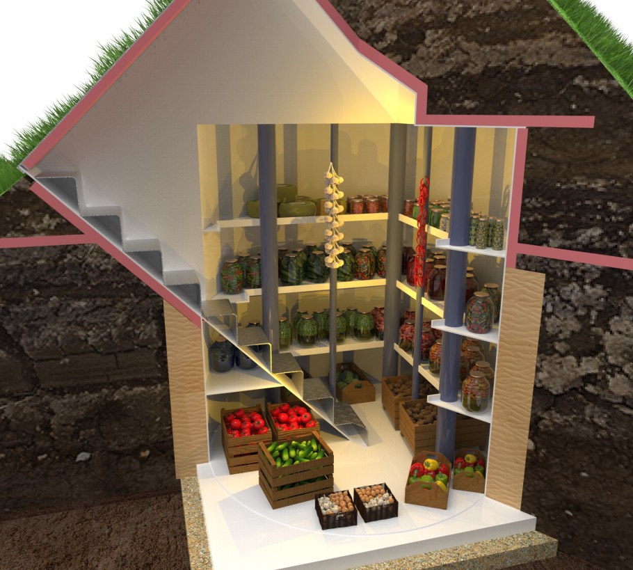 Пластиковый погреб Kellari