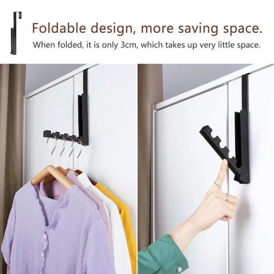 Откидная вешалка на стену