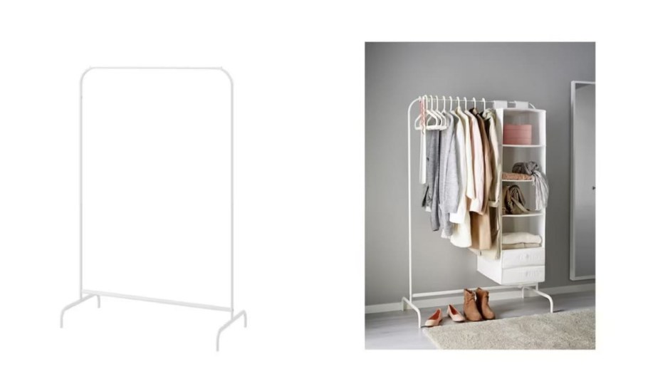 Вешалка МУЛИГ икеа белая