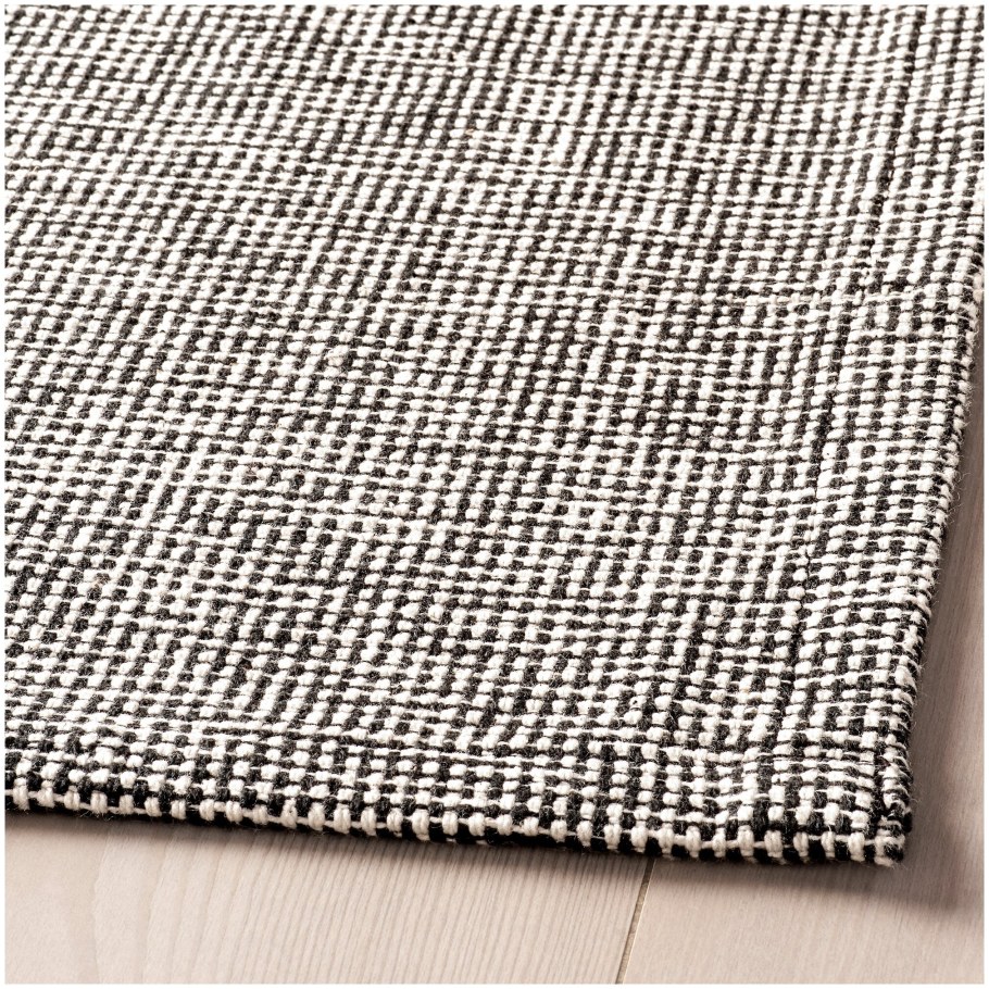 Tiphede типхеде ковер безворсовый, серый/белый155x220 см