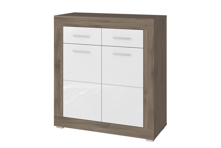 Комод Scandi 7 белый глянец