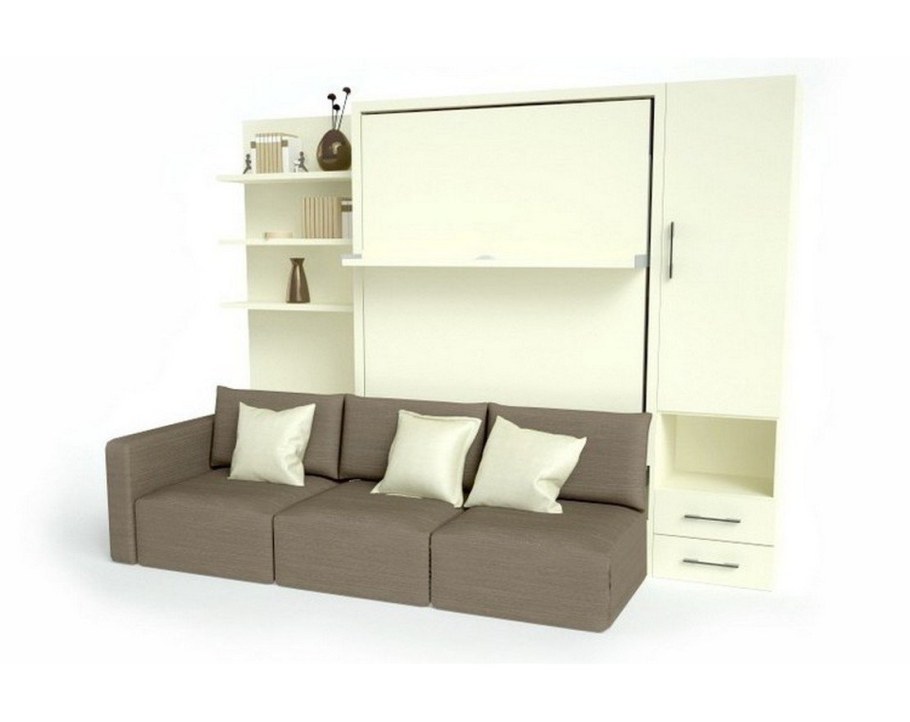 Шкаф вокруг дивана