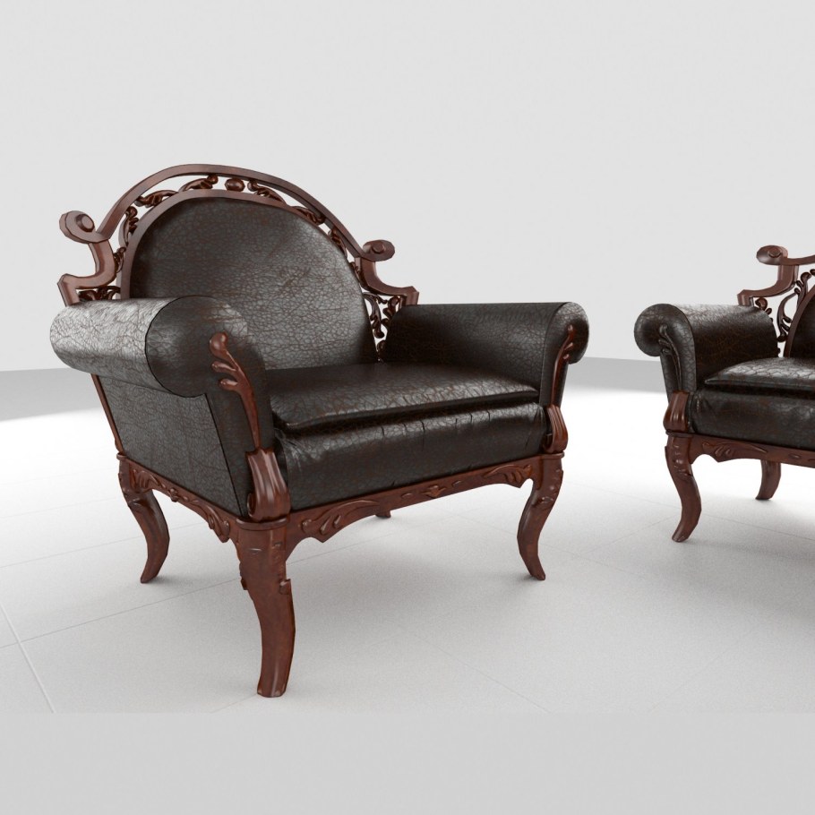 Кресло Angelo Cappellini 3d model