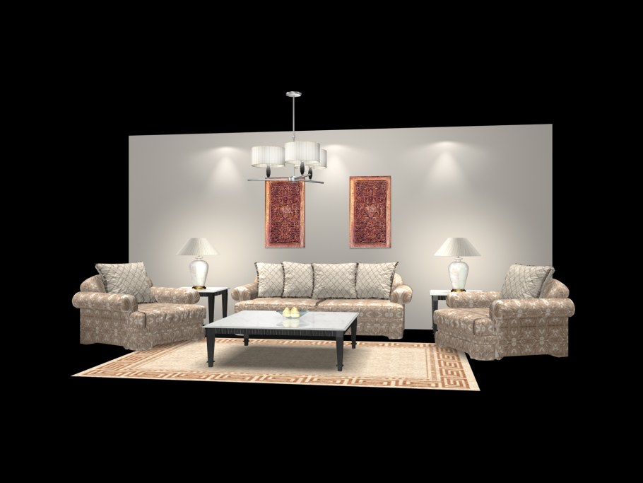 3д модель мебели