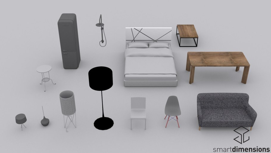 3ds Max мебель