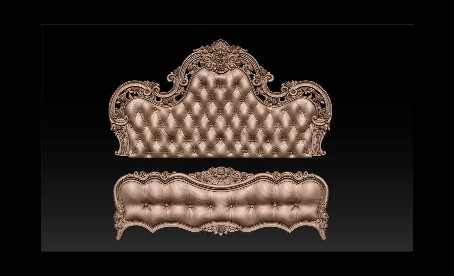 Модели дивана STL