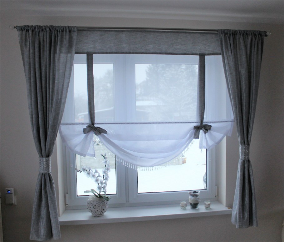 Короткие шторы на окна