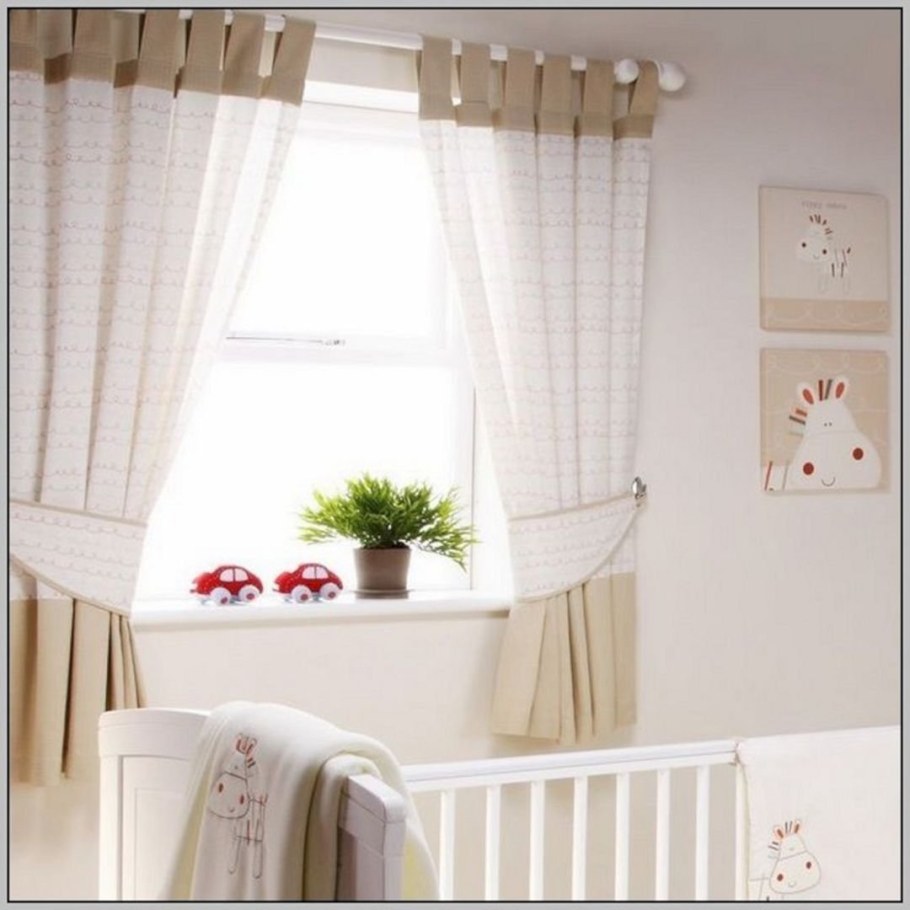 Шторы до подоконника в детскую