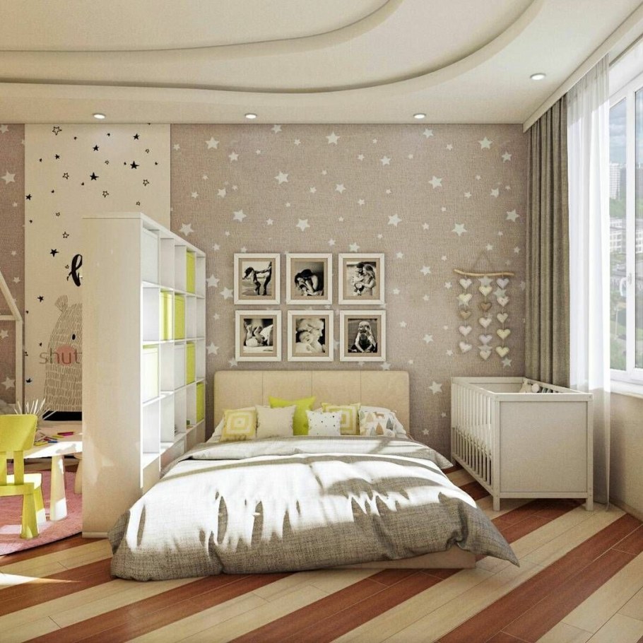 Спальня совмещенная с детской