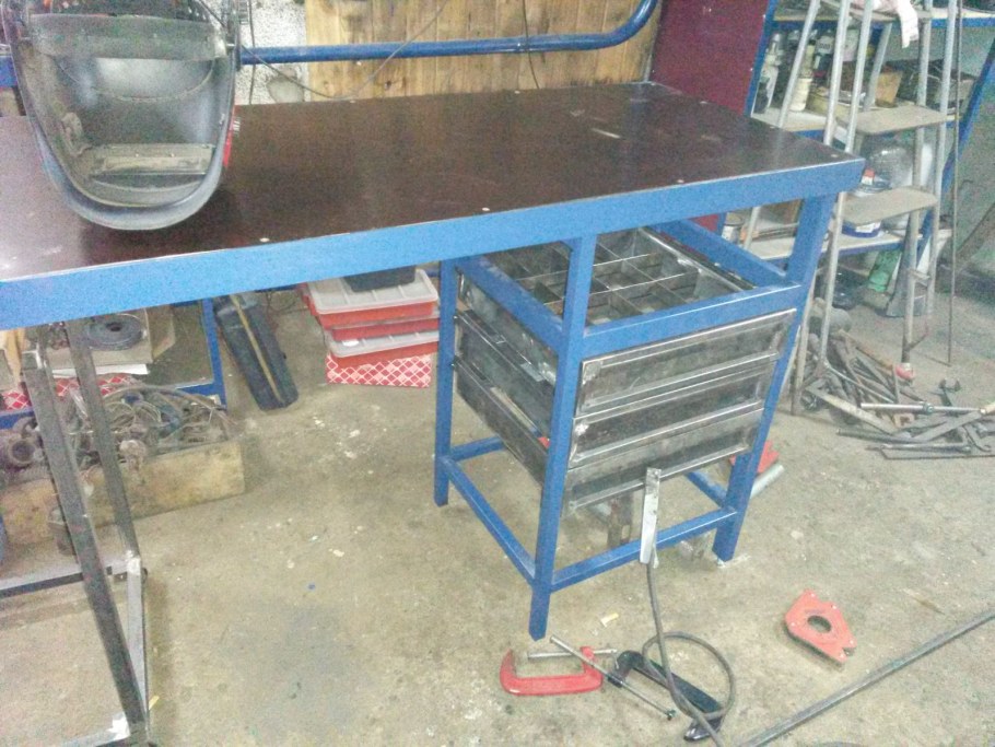 Советский слесарный верстак 41 Ящиковская