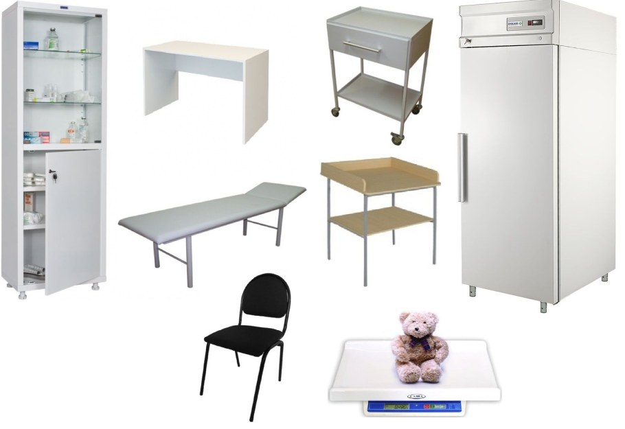 Мебель медицинская для лечебных учреждений по ту 32.50.30-003-16789225-2018