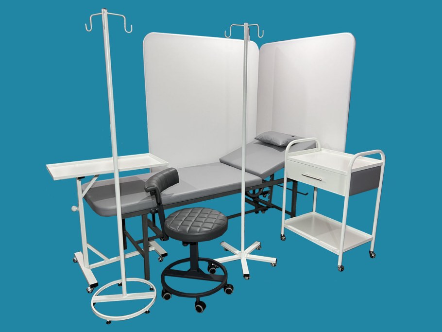 Площади медицинской мебели