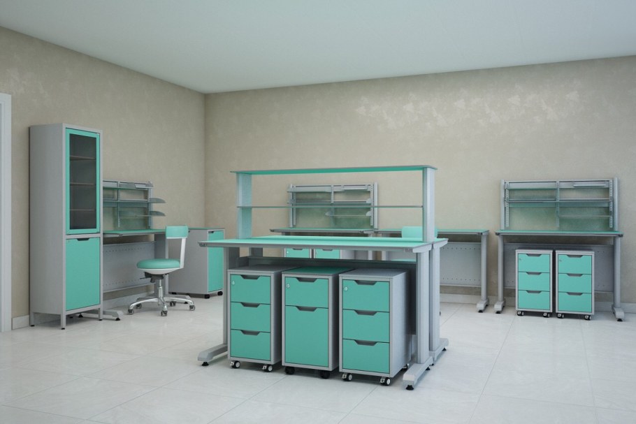 Медицинская мебель металлическая для медицинских учреждений