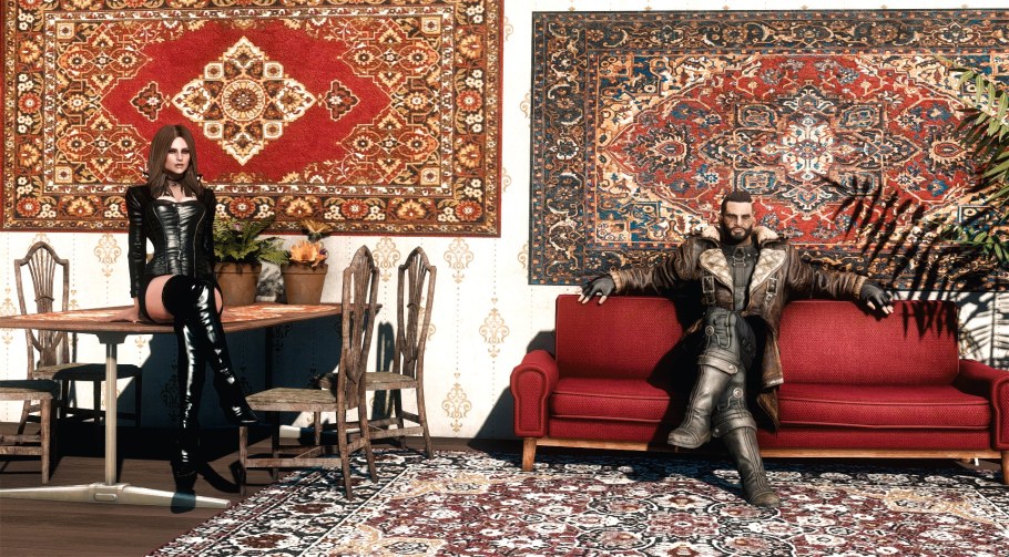 Фотосессия с ковром