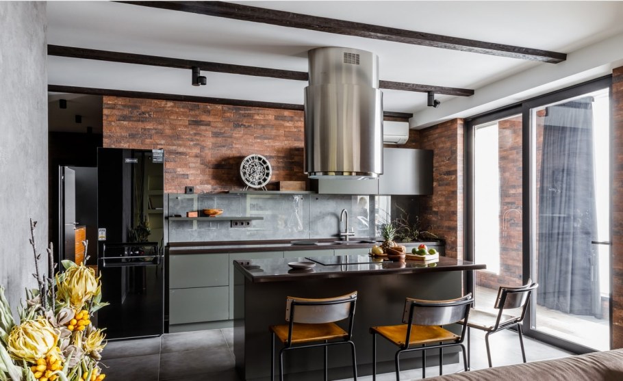 Кухня лофт 2022