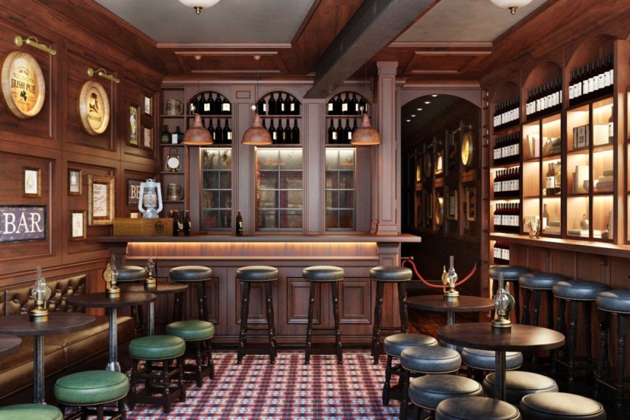 Irish Bar ирландский бар стилистика
