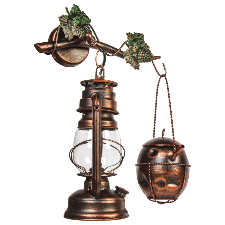 Бра керосинка е27x60вт, бронза