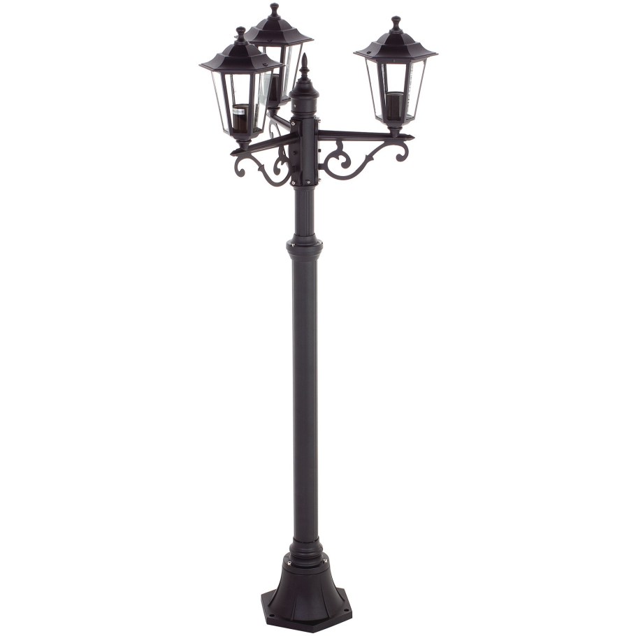 Столб уличный inspire Peterburg 3xe27х60 Вт, 2 м, цвет чёрный
