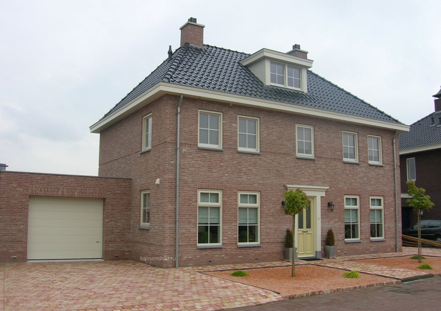 Бельгийские фасады из кирпича