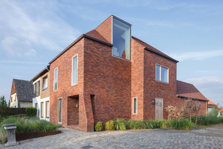 Современные дома из рядового кирпича