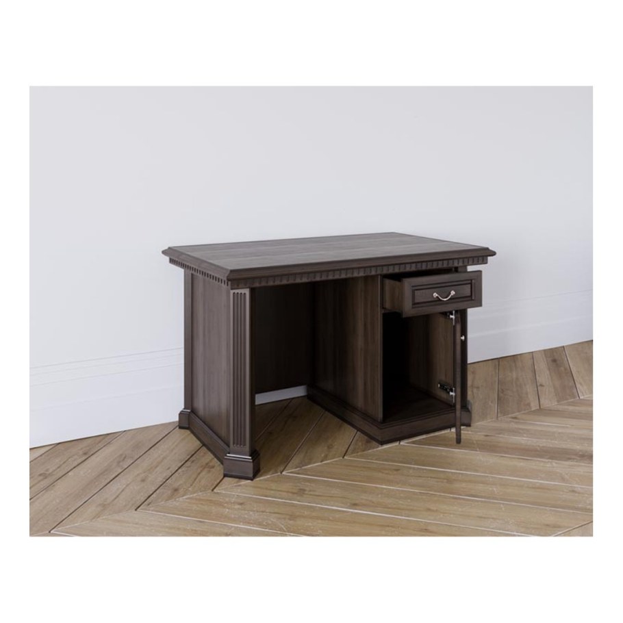 Стол письменный однотумбовый Сильвия орех