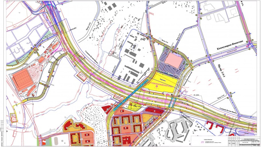 Проект станции Новомосковская Потапово