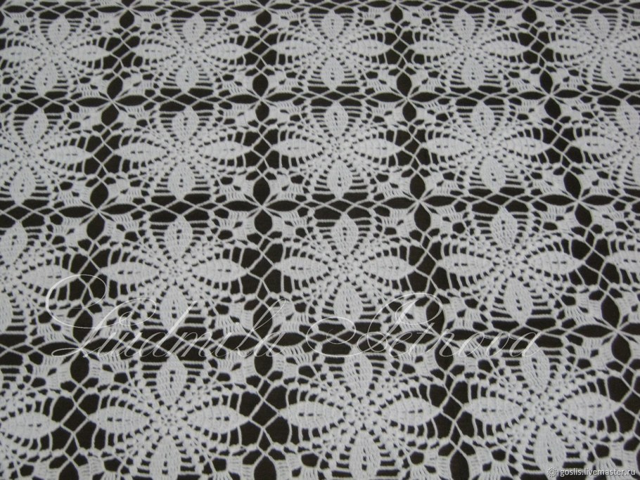 Прямоугольная скатерть крючком