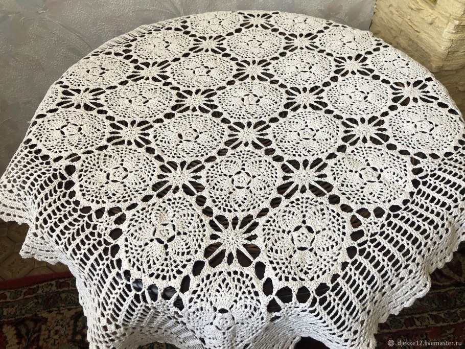 Скатерть крючком