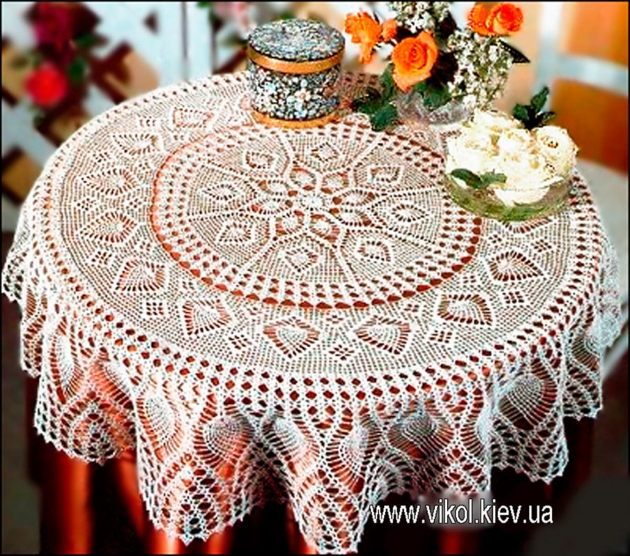 Скатерть крючком
