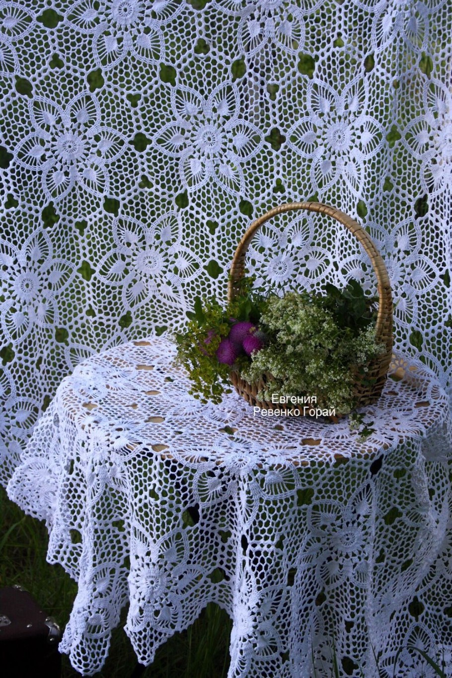 Скатерть крючком