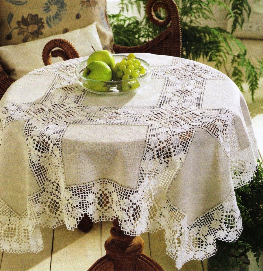 Скатерть крючком