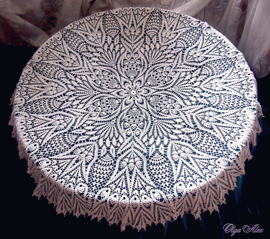 Скатерть крючком