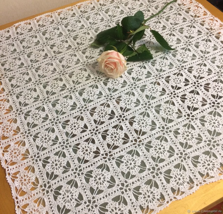 Вязаные скатерти