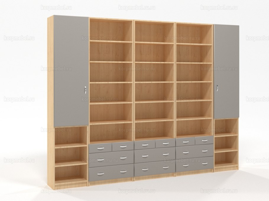 Шкаф библиотека Лайт 2