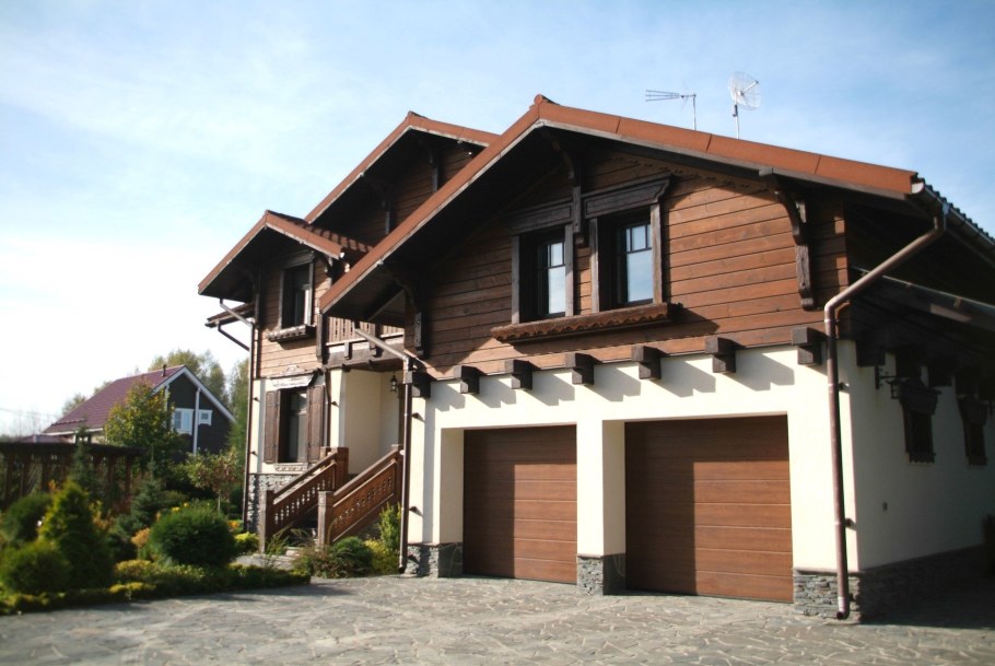 Дом в стиле Шале с гаражом