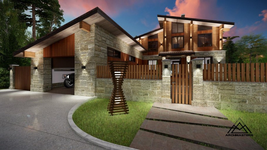 Шале с гаражом